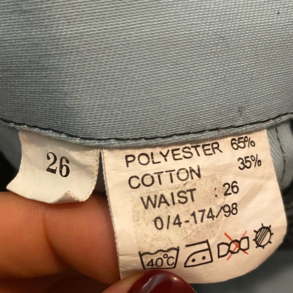 Urban Outfitters Blue Camo Pants 26 - Picture 4 of 5